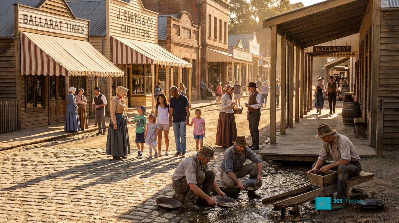 Sovereign Hill gold rush heritage village